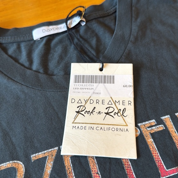Day Dreamer Rock n Roll series shirt. LED-Zeppelin. Size medium. New w/ tag - Picture 13 of 13